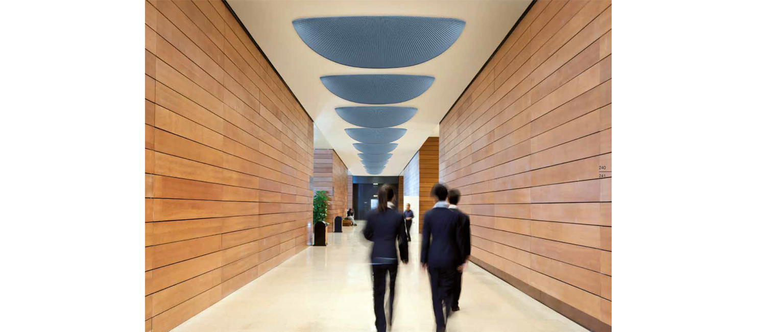 PINNA SOUND ABSORBING CEILING SYSTEM