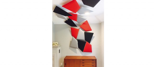 BAFFLE SOUND ABSORBING CEILING SYSTEM