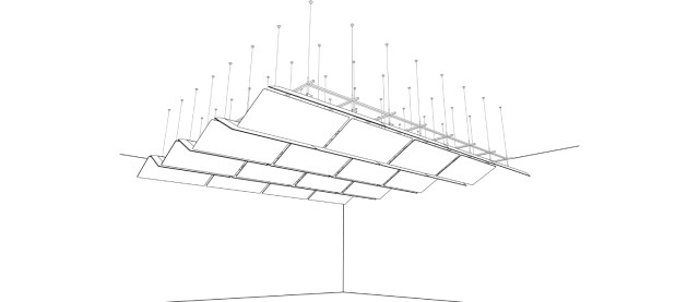 Float ηχοαπορροφητικό σύστημα οροφής